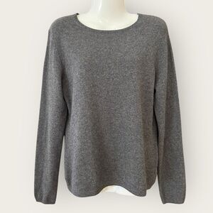 Charter Club 100% Cashmere Gray Sweater Women’s Size M